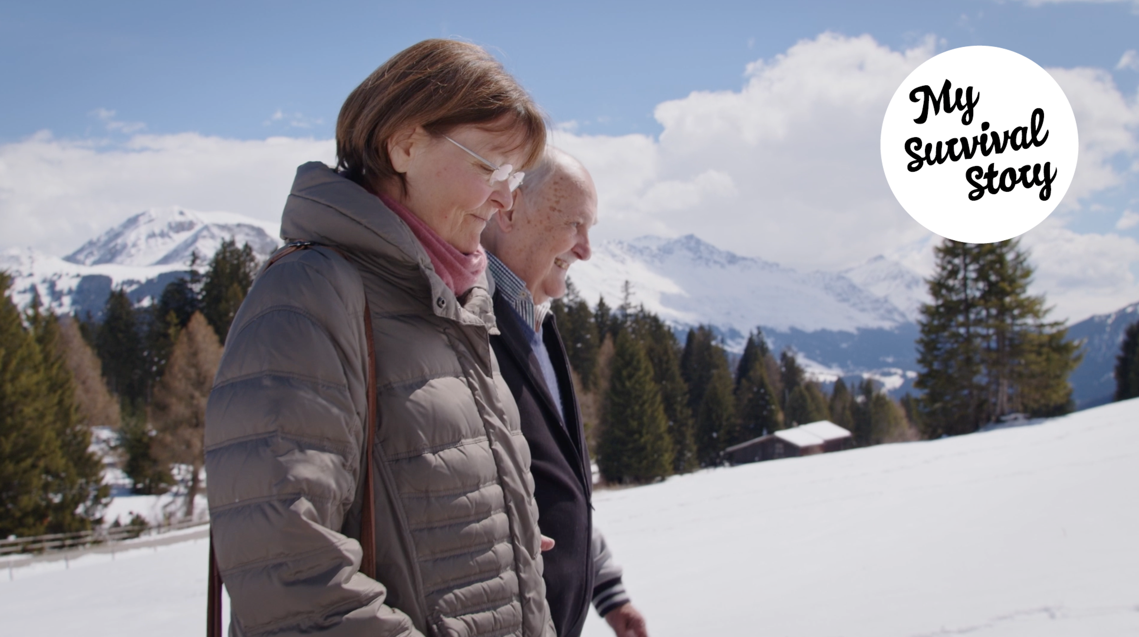 Photo: Astrid und ihr Mann beim Spazieren