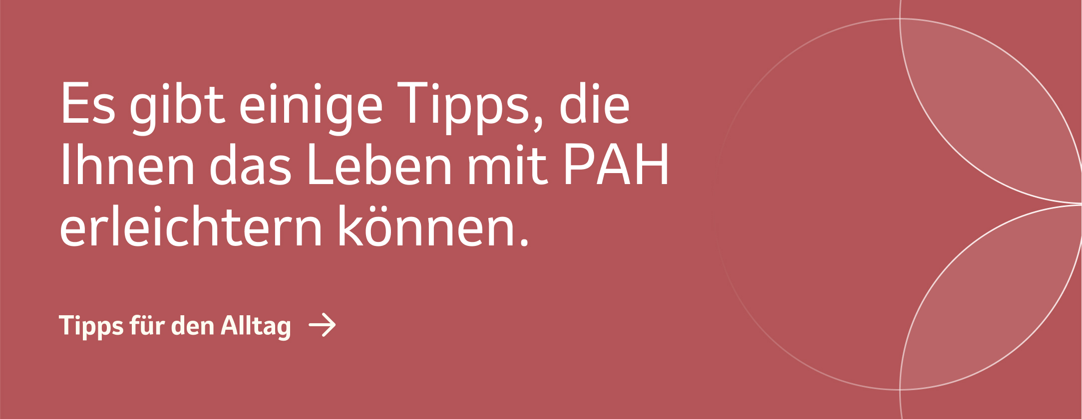 Banner: Tipps für den Alltag